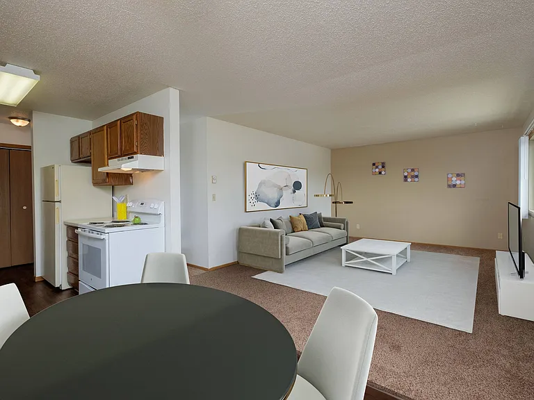 Fargo, ND Sargent Apartments | Living