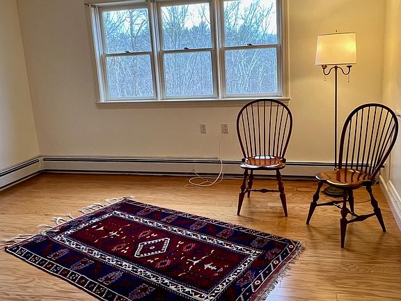 Living room with cathedral ceiling