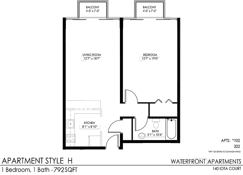 Floor plan H
