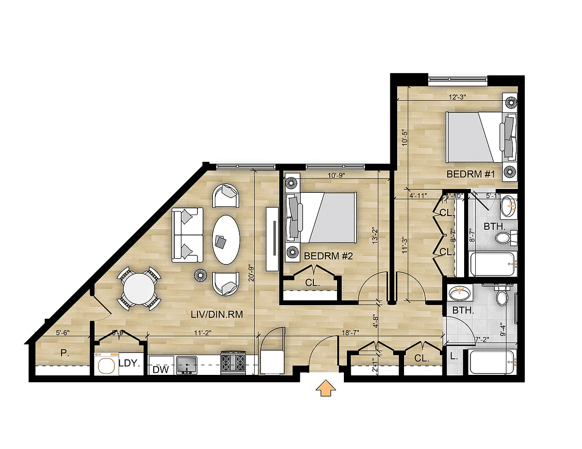 Floor plan 304