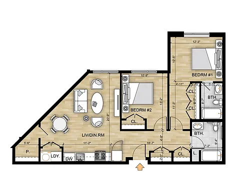 Floor plan 304