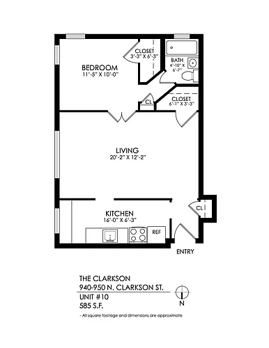 Floor plan 1 Bedroom