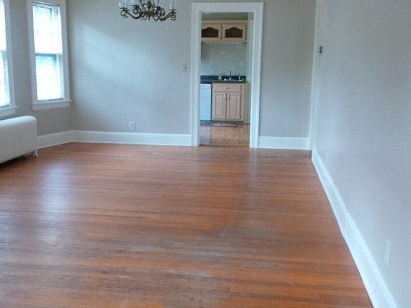 Dining area with view into the kitchen