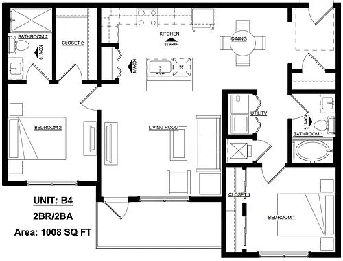 Floor plan B2