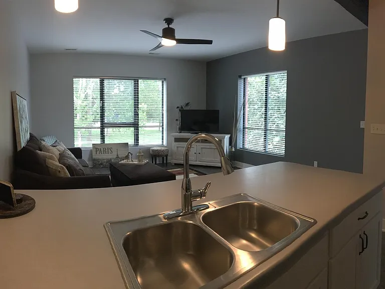 Living, Dining, Eat-in Kitchen