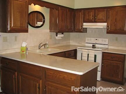 Kitchen with tile floors
