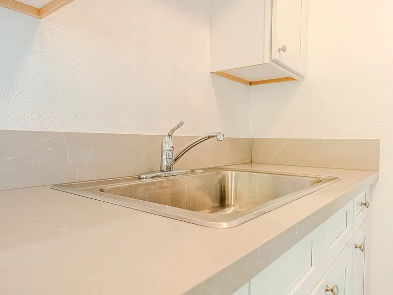 New sink and counter space in recently redone kitchen