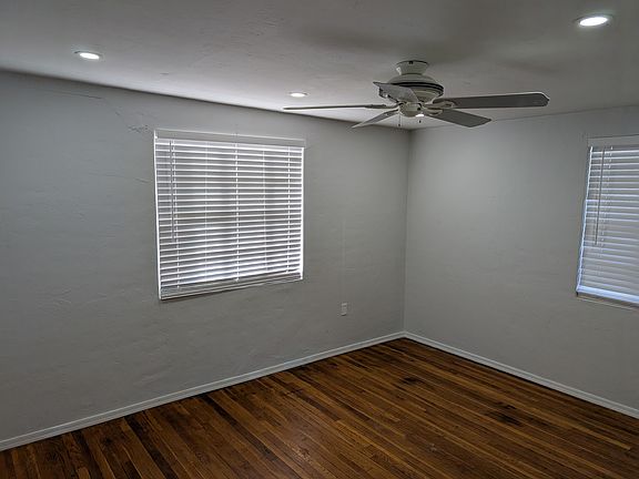 The larger bedroom.