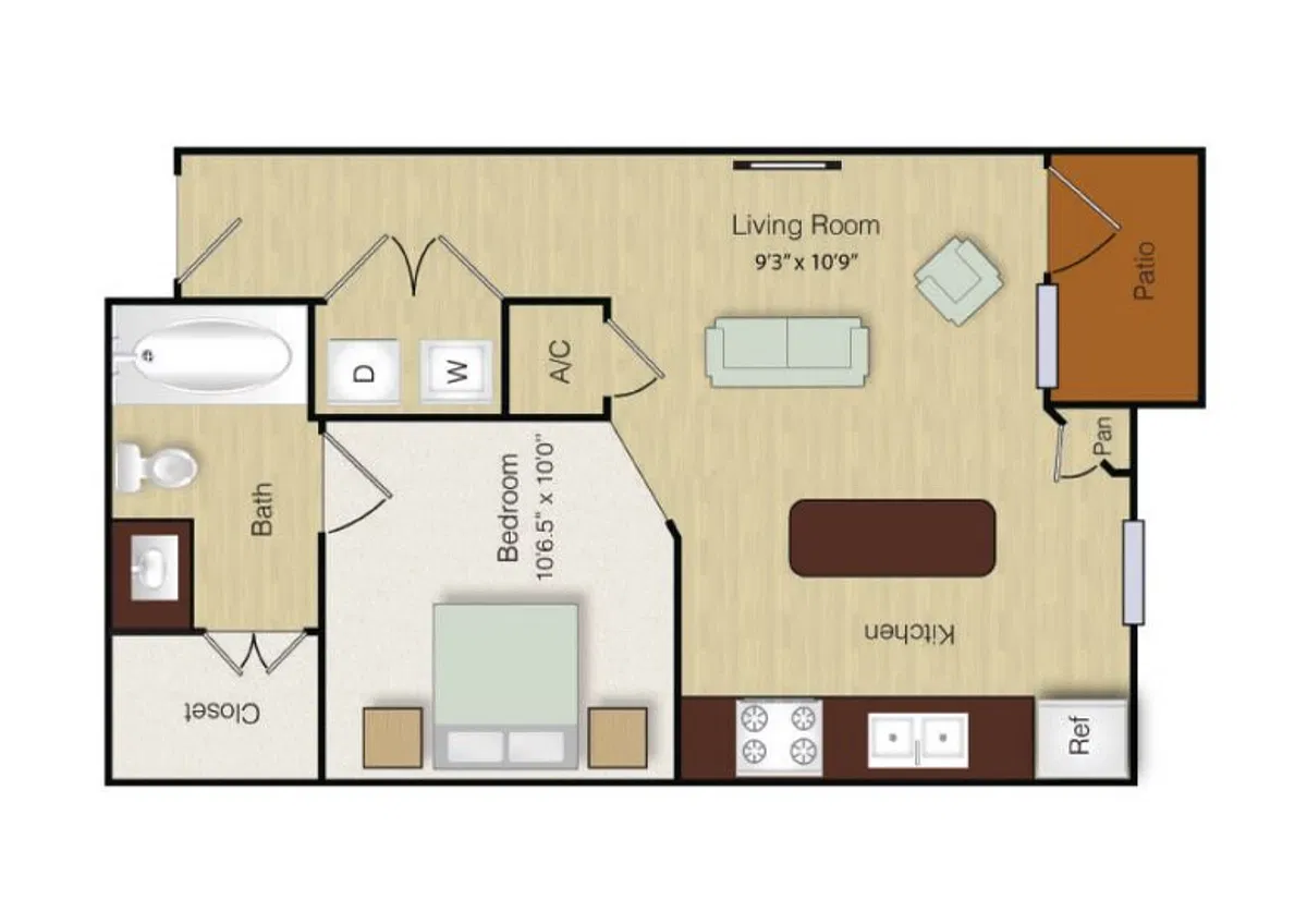 Floor plan A2 - A2