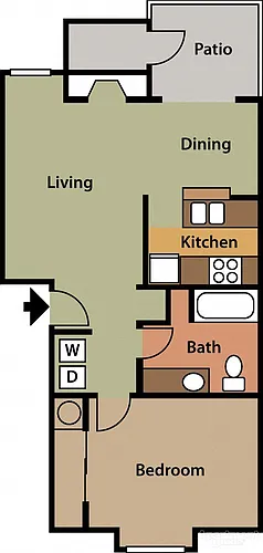 Floor plan 1B