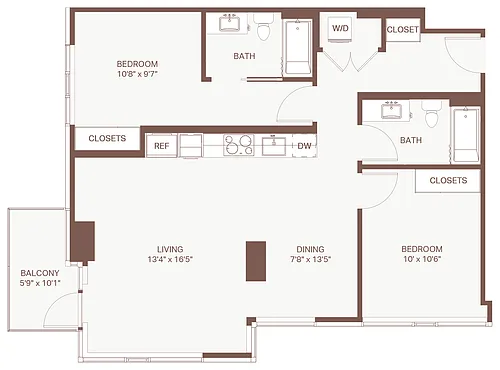 Floor plan 2x2 E29 Olympic