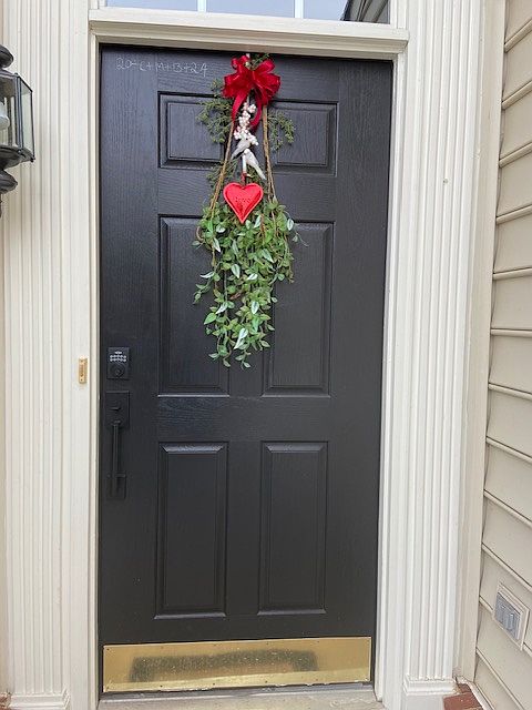 Front door entrance with private key pad code.