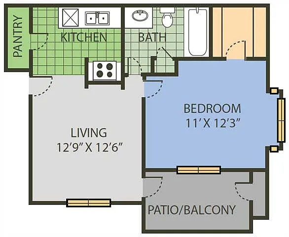 Floor plan A1C