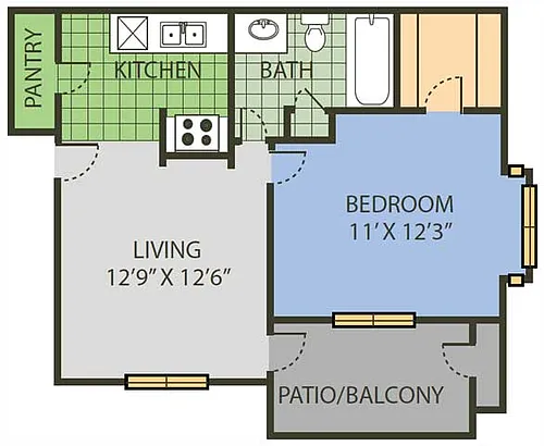 Floor plan A1C