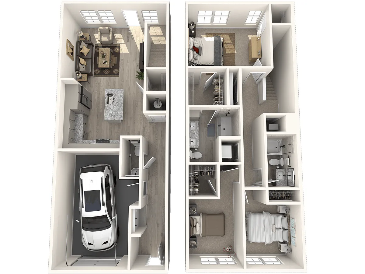 Floor plan C2- TOWNHOME