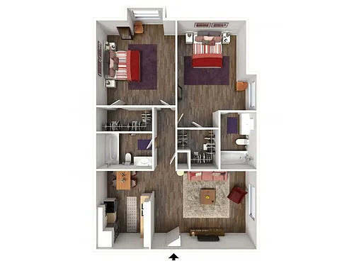 Floor plan 2X2