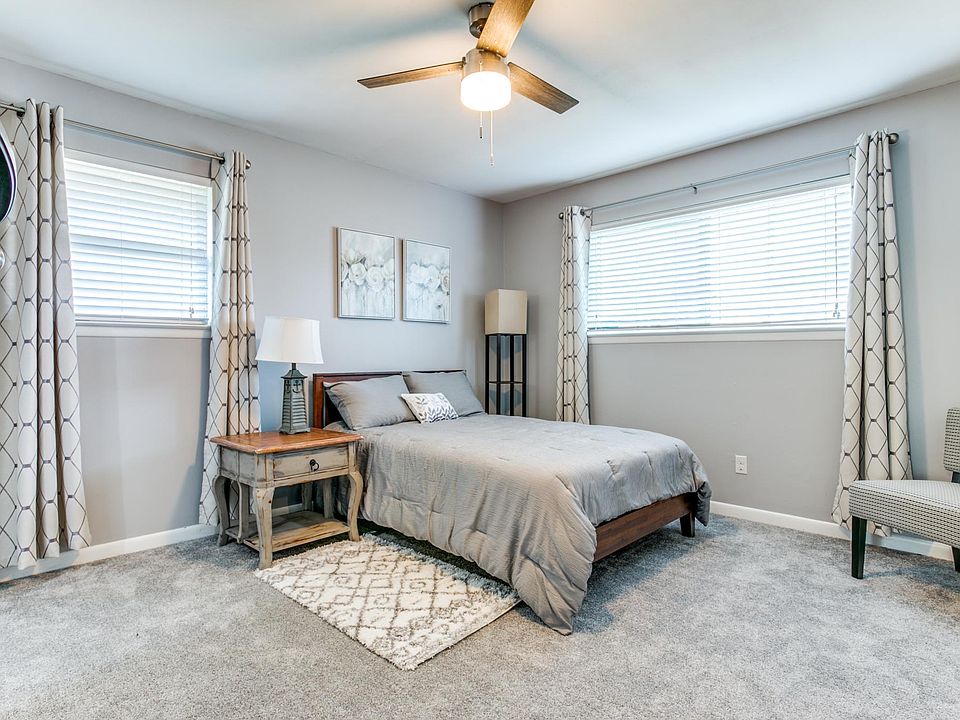 This is the master bedroom. It has its own private bathroom and shower. The door has a lock that can be locked from the inside or outside.