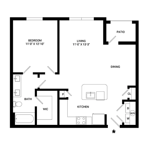 Floor plan Brazos