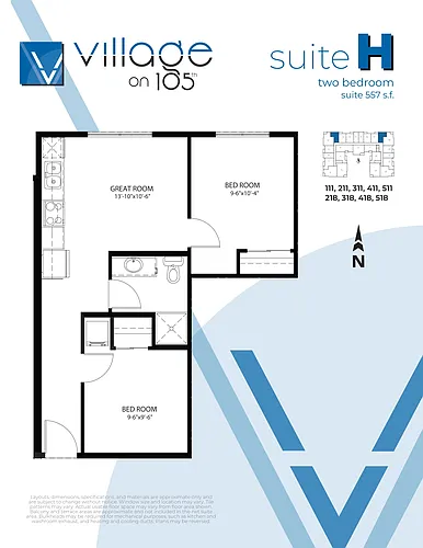 Floor plan 318