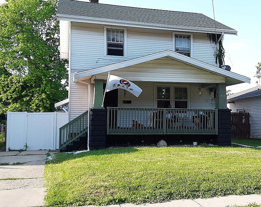 front of the house