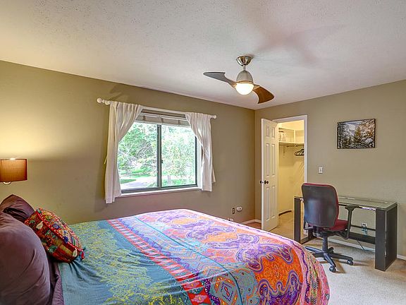 King bed in master bedroom