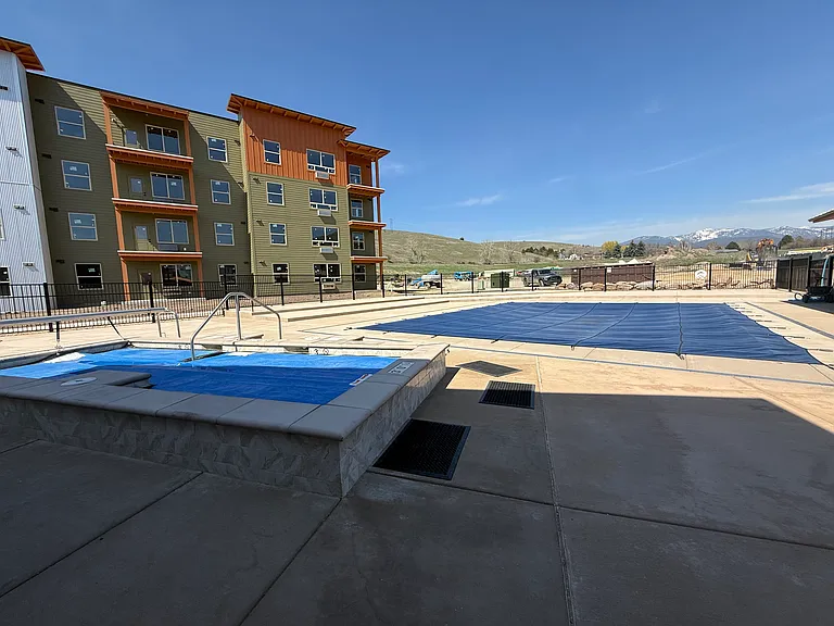 NEW HEATED POOL! Opening summer 2026
Furniture coming soon! Hot tub open year round