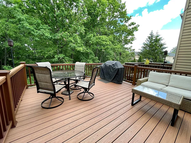 Trex Deck - backs to woods for added privacy