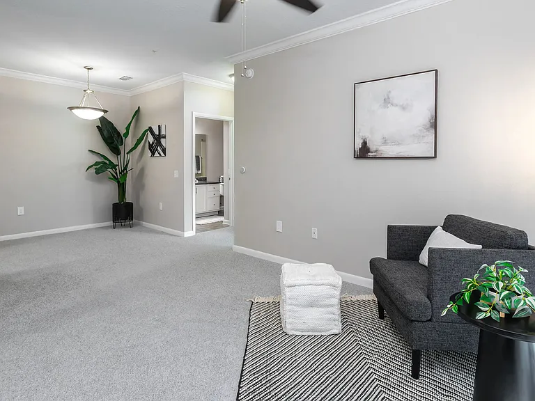 The open-concept design seamlessly connects your living and dining areas, making this space perfect for relaxing or entertaining.