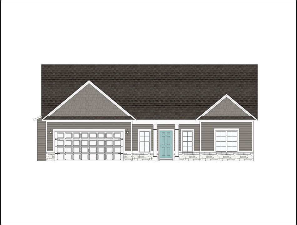 Artist s rendering of The Hydrangea elevation