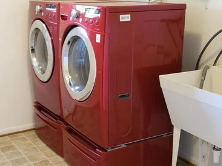 in unit laundry with LG washer dryer