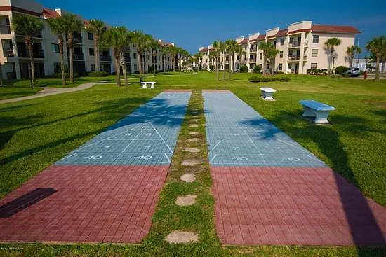 Various Shuffle Boards on the Grounds