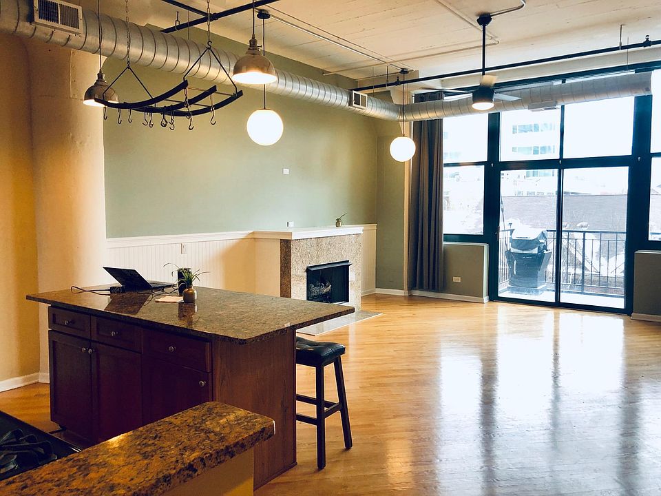 Open kitchen to living room