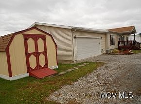 Far end view with shed