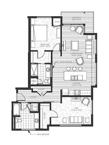 Floor plan E2 - Gallium
