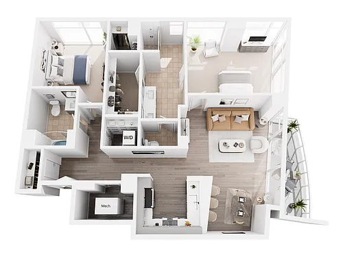 Floor plan Tribune