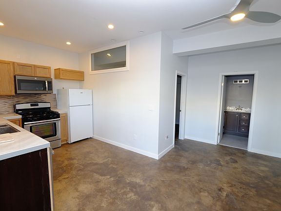 Living room and kitchen