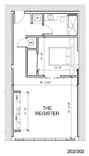 Floor plan The Register