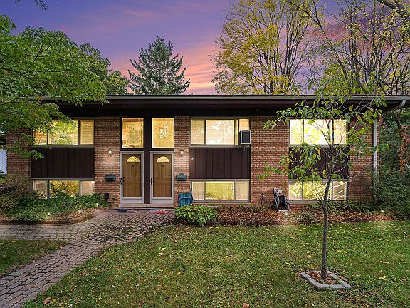 Front of Duplex overlooks beautiful Virginia Park
