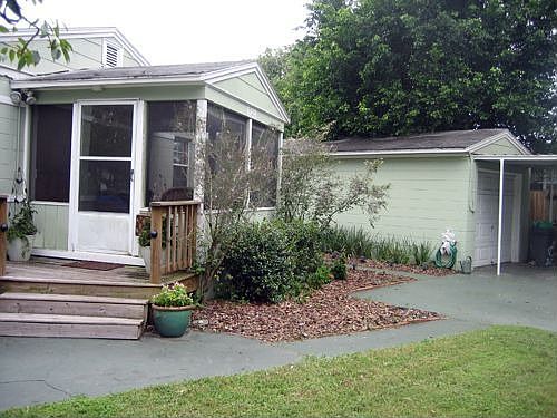 front porch and entry