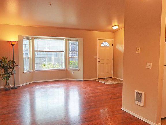 This home is elegant with tall ceilings and beautiful floors.