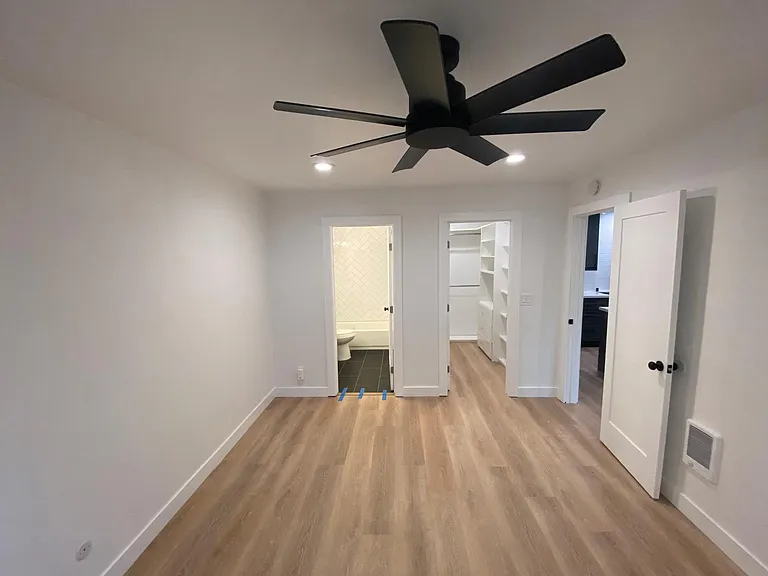 Master Suite featuring large walk in closet and brand new bathroom