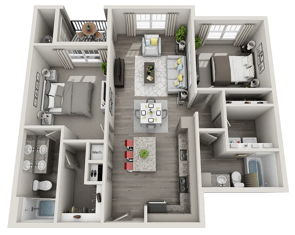 Floor plan B