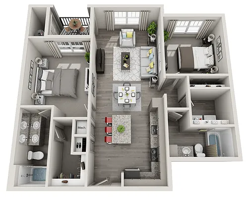 Floor plan B