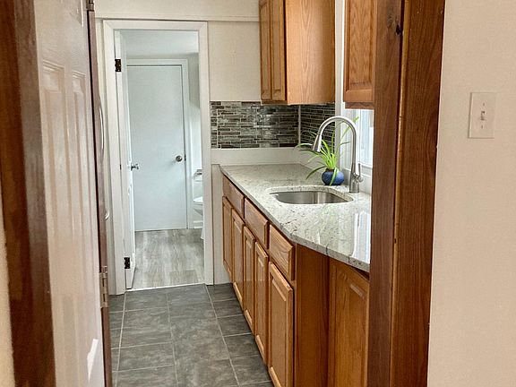 Kitchen with granite counter tops