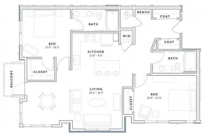 Floor plan B3