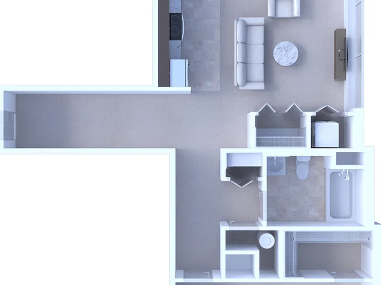 RiverView 1BD 1Bath 867sqft RiverView 1BD 1Bath 867sqft