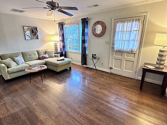 Looking back at the front door