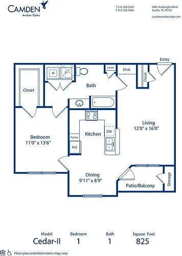 Floor plan Cedar - II
