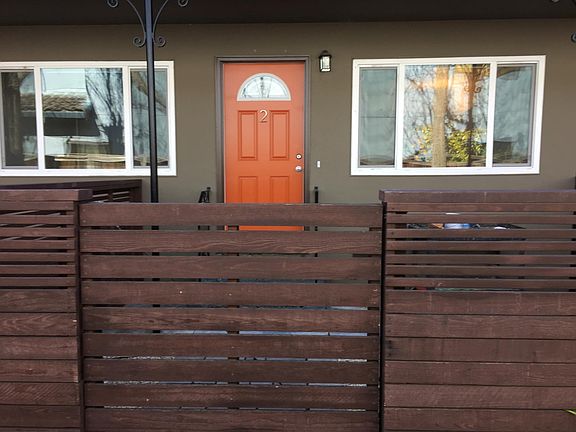 Patio from outside of unit