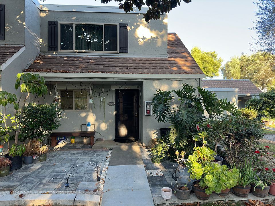 Paved front yard.